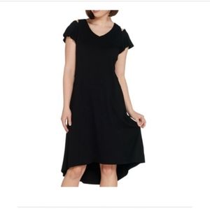 H by Halston NWOT Cutout Detail Knit Crepe Dress